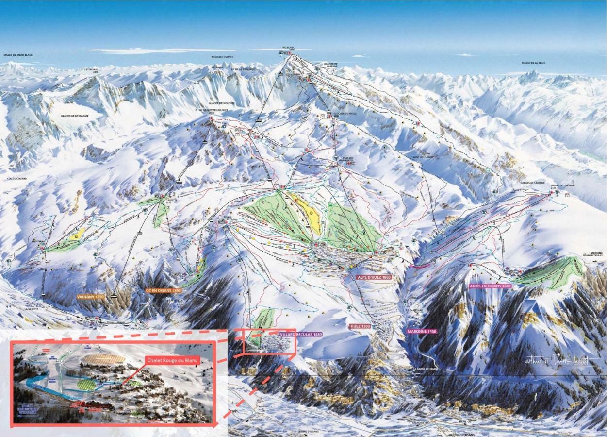 Chalet Rouge Ou Blanc Villard-Reculas Ngoại thất bức ảnh